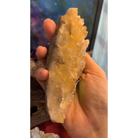 Đá stone tự nhiên Natural MAGIC VÀNG CITRINE Natural  phale NĂNG LƯỢNG VŨ TRỤ MẠNH 475