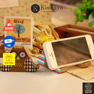 Giá đỡ điện thoại kiêm giữ card thiệp đa năng