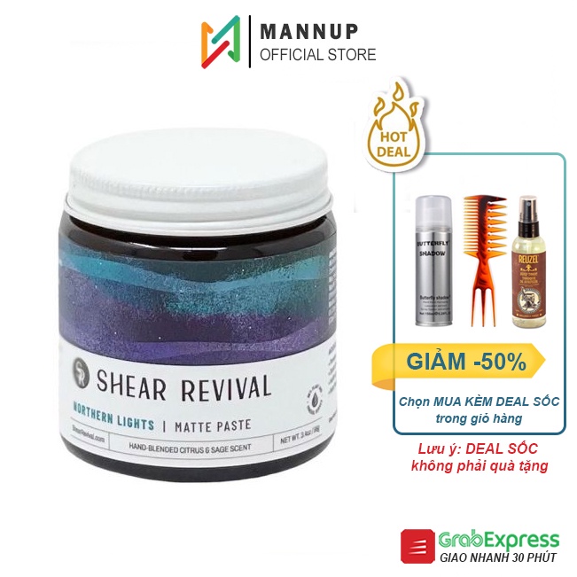 Sáp Vuốt Tóc Shear Revival Northern Lights Matte Paste 96g