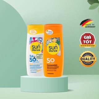 Kem chống nắng Sun dance 200ml SPF 50+ dưỡng ẩm chống nắng cho cả mặt, body hàng nội địa châu âu