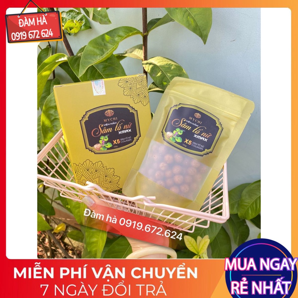 KẸO MẦM SÂM TỐ NỮ XMAX MYCHI PLUS X5