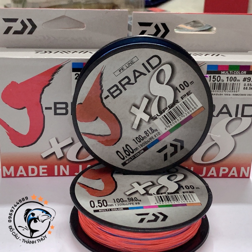Dù câu cá X8 J-BRAID
