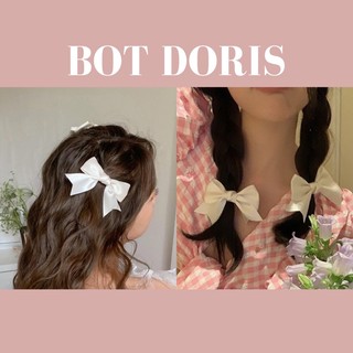 Cột, kẹp tóc hình nơ nhỏ bằng ruy băng dễ thương, phụ kiện tóc nữ BOT DORIS