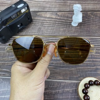 Kính cơn ao american optical chính hãng đã qua sử dụng mắt thủy tinh chịu lực phù hợp cho cả nam và nữ