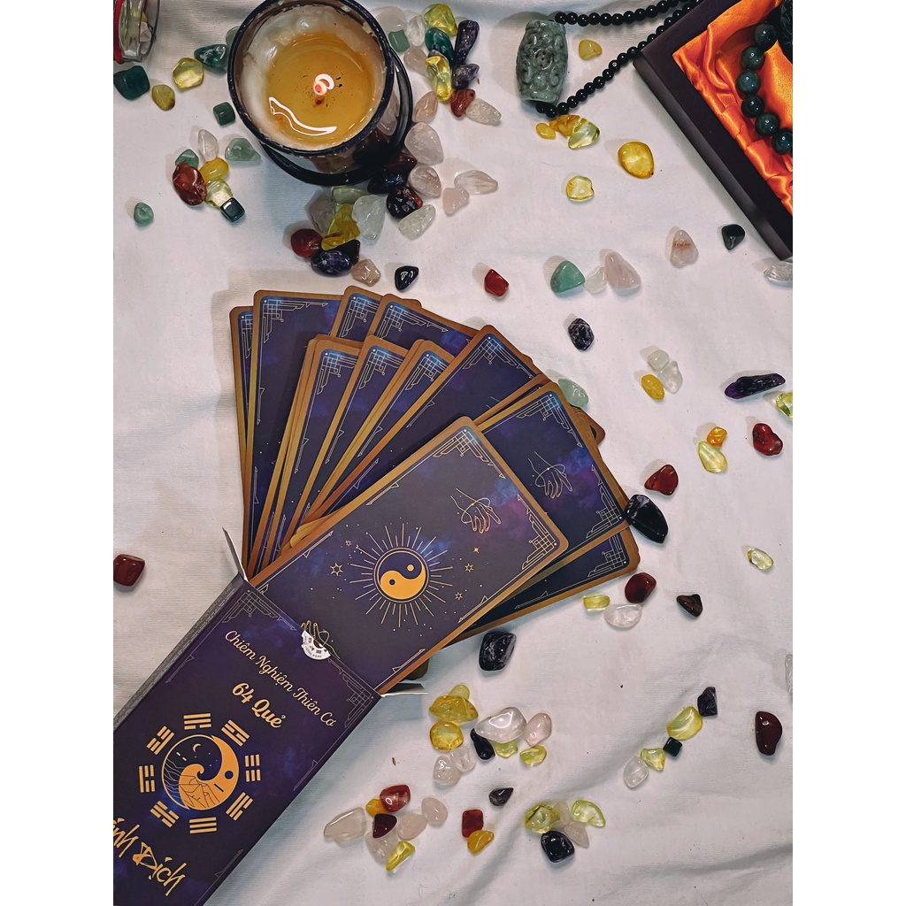 Chiêm Nghiệm Thiên Cơ - Kinh Dịch 64 Quẻ - TẶNG KÈM Set Ngọc 7 viên Chakra