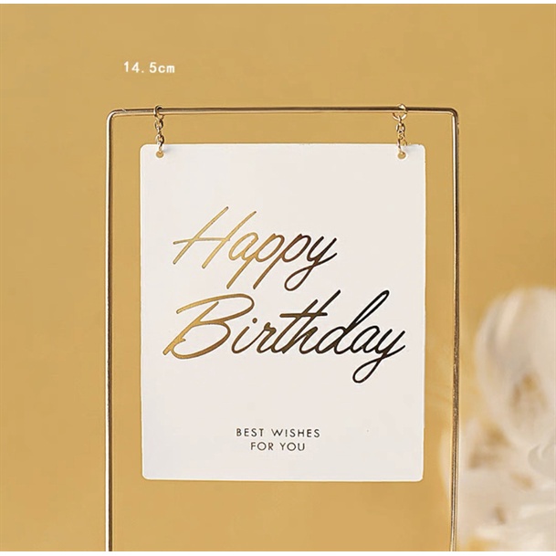 Que sắt chữ nhật HPBD trắng