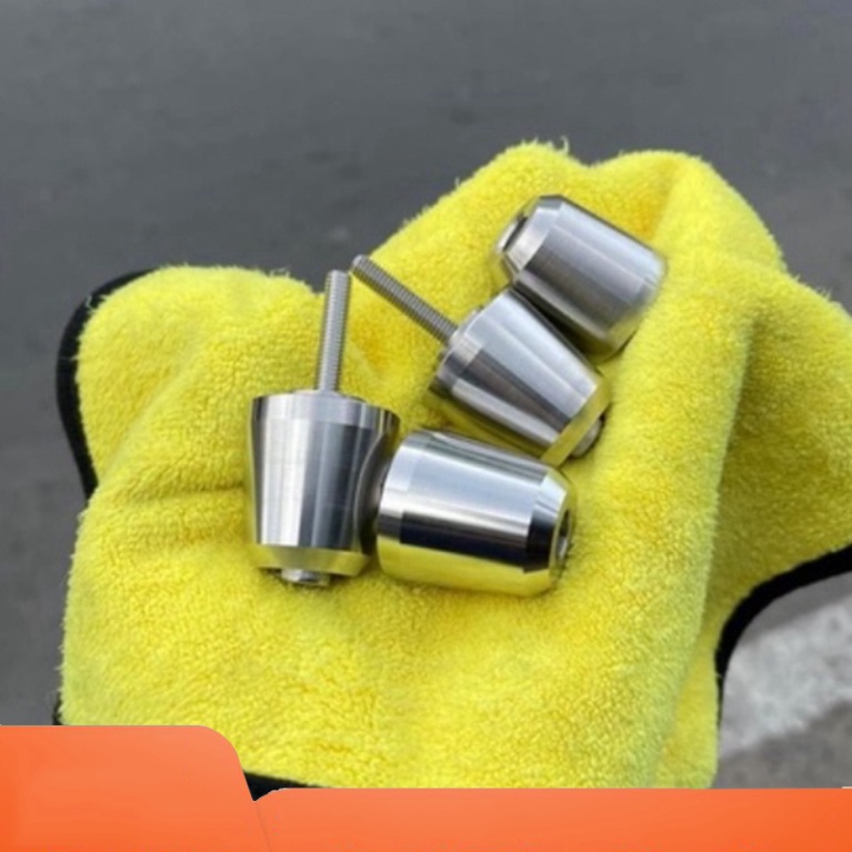 Gù inox chống rung tay lái, nặng 400g 1 cặp kèm ốc, SIÊU RẺ