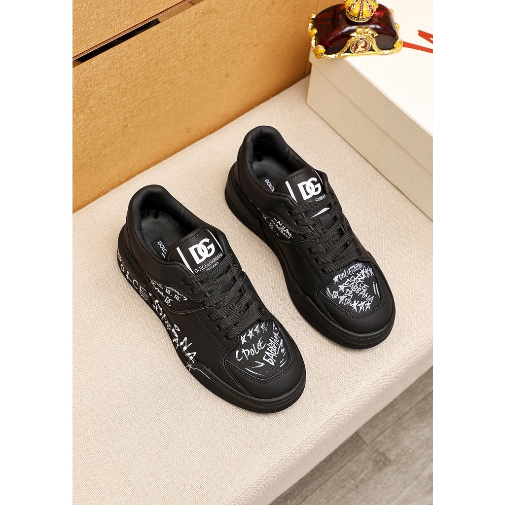Giày thể thao cổ thấp nam Dolce & Gabbana DG in chữ cá tính