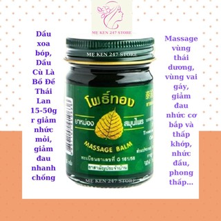 Dầu xoa bóp, Dầu Cù Là Bồ Đề Thái Lan 15gr giảm nhức mỏi, giảm đau nhanh chống