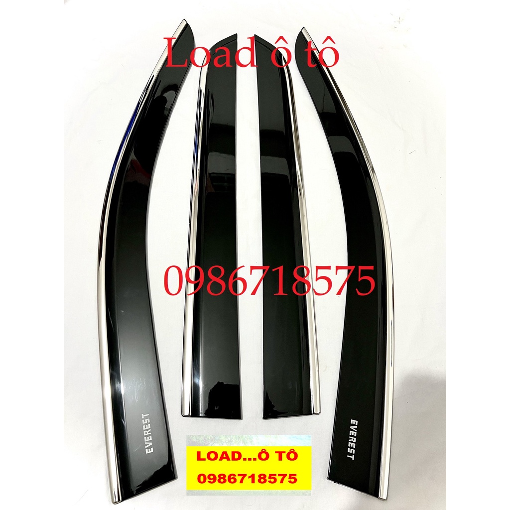 Vè Che Mưa Chỉ Inox Xe Ford Everest 2022-23 Mẫu Chỉ Inox Cao Cấp