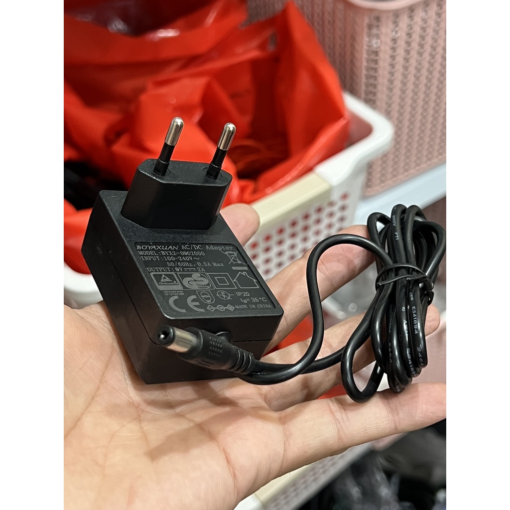 adapter nguồn dc 9v 2a hàng cao cấp bảo hành 12 tháng