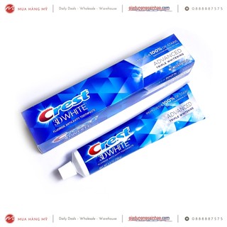 Kem đánh răng Crest 3D White Advanced Triple Whitening