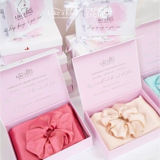 Cột Tóc Lụa 100% Mulberry Silk LIKE A KISS | Lụa Tơ Tằm Cao Cấp Bảo Vệ Tóc