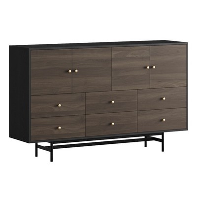 ROBECCA, Kệ đựng đồ, kệ để đồ STO_139, 160x40x98cm, kệ gỗ Scandi Home