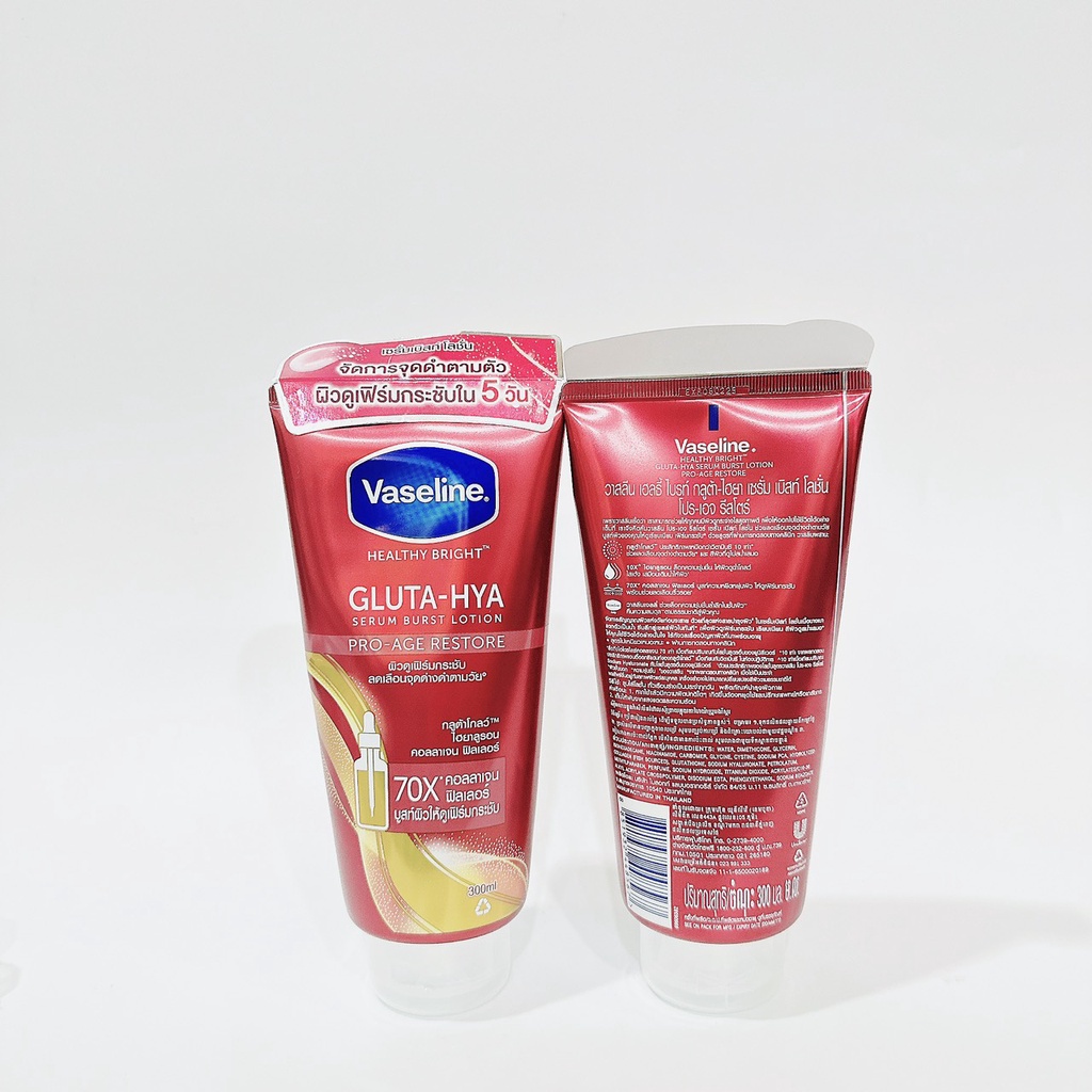 Sữa Dưỡng Thể Siêu Trắng 70x Collagen Vaseline Gluta Hya Pro Age Restore 70X Trắng Da Chống Lão Hoá