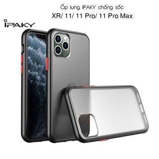 [Hỏa Tốc HCM] Ốp lưng IPAKY iPhone XR/ 11/ 11 Pro/ 11 Pro Max - Ultra Hybrid - Mặt lưng NHÁM MỜ