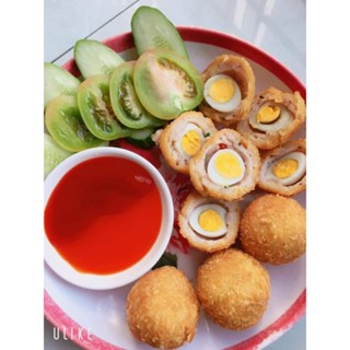 Cá Viên Trứng Cút 500g MSF / chả cá bọc trứng cút