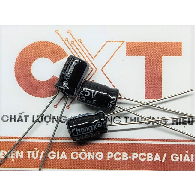 Tụ hóa 33uF 25V 5x7mm (10c)