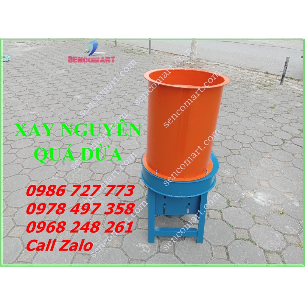 MÁY BĂM NGHIỀN QUẢ DỪA , XƠ DỪA MẪU MỚI XD2023T HÀNG VIỆT NAM