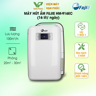 Máy hút ẩm Fujie HM-916EC (16L/ngày) - Chính hãng BH-24 tháng
