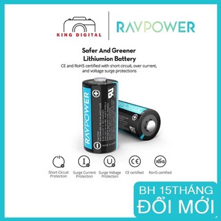 1 Pin Lithium RAVPower CR123A RP-BC001 3V