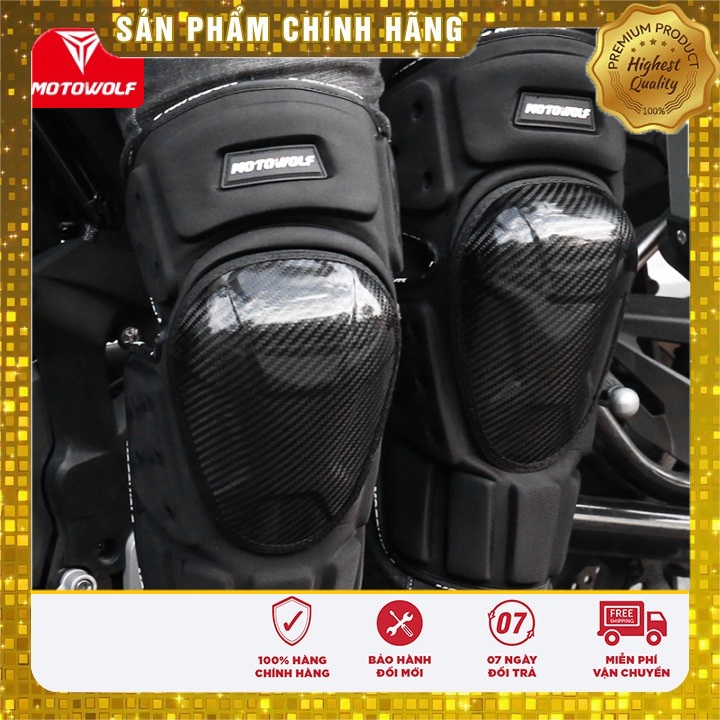 Giáp tay chân carbon MOTOWOLF MDL1019