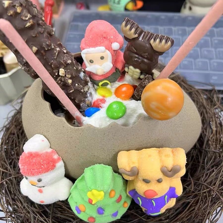 Xiaohongshu Bát Ăn Mì / Kem / Trứng Chim Hình Tổ Chim Phong Cách Tức Thì Sáng Tạo