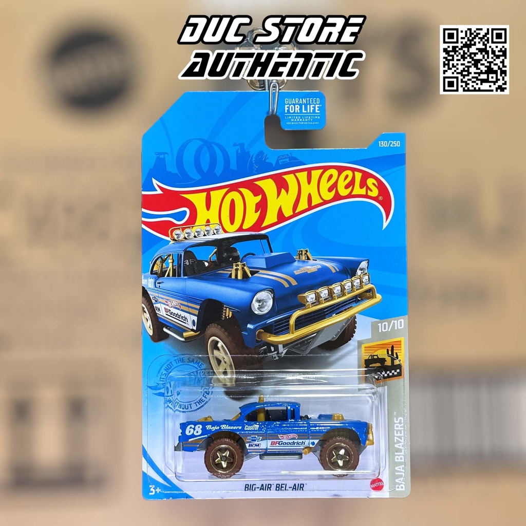 ducstore Xe mô hình GTD43 Hot Wheels Big-Air Bel-Air - Kroger Exclusive - Glossy Blue