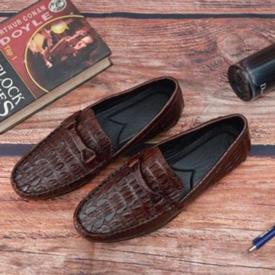 Giày Mọi Gai/Đuôi Da Cá Sấu 2DO LEATHER G920 Quà Tặng Cho Người Thân, Sang Trọng, Cao Cấp, Siêu Bền