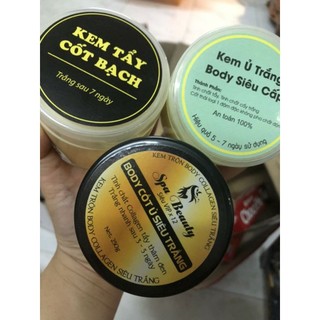 Kem tẩy cốt bạch - kem cốt mix serum - kem ủ trắng da