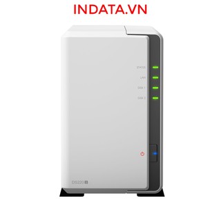 Ổ cứng mạng NAS Synology DiskStation DS220j CPU Realtek 4-core 1.4GHz, RAM 512MB, 1GbE, 2bay [Sản phẩm đã dừng sản xuất]
