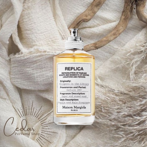 ✿ 𝙲𝚎𝚍𝚊𝚛 ✿  Nước hoa Unisex ⓇⒺⓅⓁⒾⒸⒶ 𝐖𝐡𝐢𝐬𝐩𝐞𝐫𝐬 𝐢𝐧 𝐭𝐡𝐞 𝐋𝐢𝐛𝐫𝐚𝐫𝐲