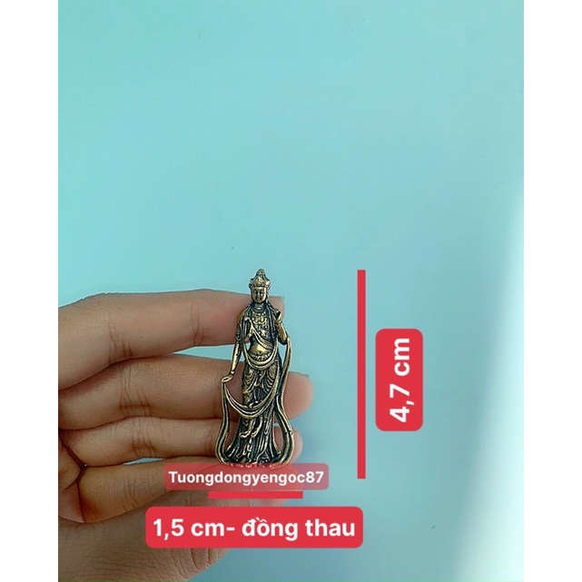 Tượng đồng Đại thế chí bồ tát mini