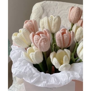 Hoa Tulip bằng len🌷