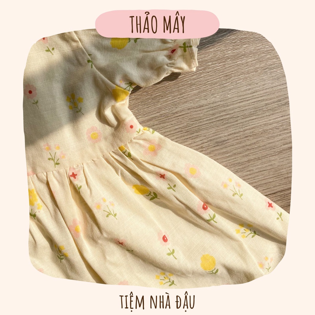 [Tiệm nhà Đậu] Thảo Mây - Đầm cotton bé gái thiết kế