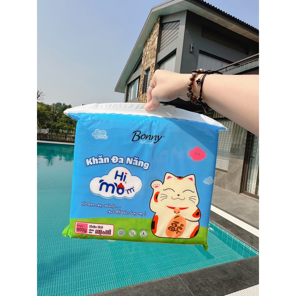 Khăn Vải Khô Đa Năng Cao Cấp HIMOM 600gr Cho Mẹ Và Bé - An Toàn - Mềm Mại