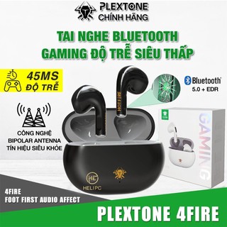 Tai nghe bluetooth PLEXTONE 4Fire chống ồn Tai nghe gaming không dây độ trễ thấp 45ms