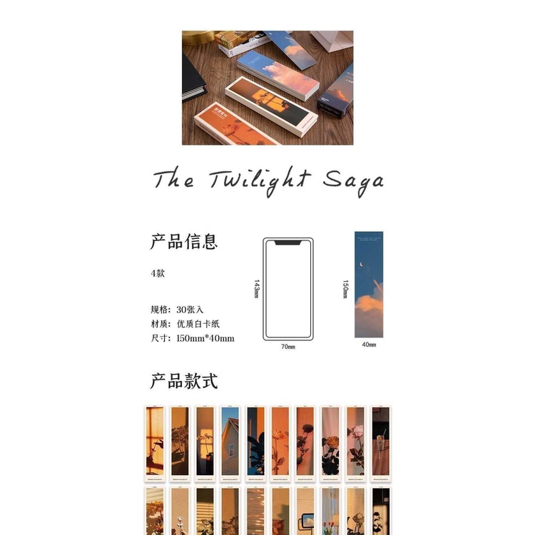 Bookmark Giấy, Thẻ Đánh Dấu Sách Set 10 Chiếc Nhiều Hình