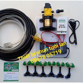 BỘ PHUN TƯỚI LAN  MINI 12V Kèm hẹn giờ PHUN SƯƠNG TƯỚI LAN, TƯỚI CÂY CÔNG NGHỆ TỰ ĐỘNG