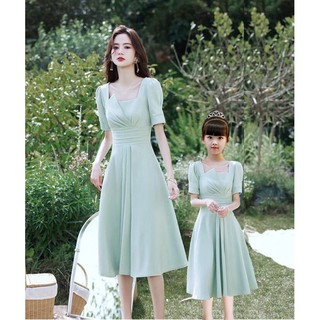 Đầm đôi công chúa cổ kiểu - có đủ size mẹ & bé