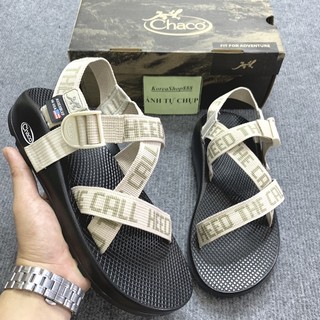 Dép xăng đan chaco nam nữ đế cứng quai dù mã d203