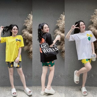 Đồ bộ nữ quần đùi lửng đồ mặc nhà,đồ bộ gấu,bộ đi chơi,đồ ngủ nữ,đồ bộ ngủ mặc nhà, đồ bộ ngố, đồ thun mặc nhà