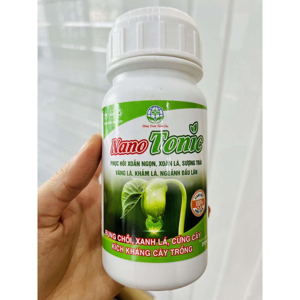 Nano tonic (250ml) - Phục hồi xoăn ngọn, xoắn lá, ngoảnh đầu lân