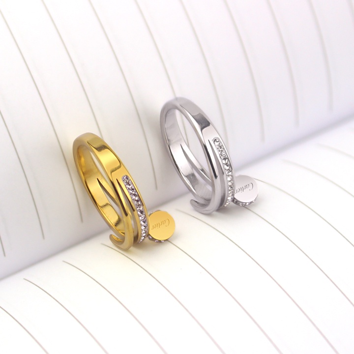 Nhẫn titan ko đEn siêu xinh NT108