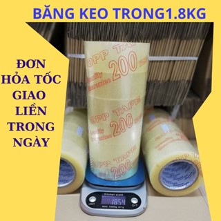 Băng keo trong 1.8kg 200yard băng dính dán thùng đóng gói hàng hóa