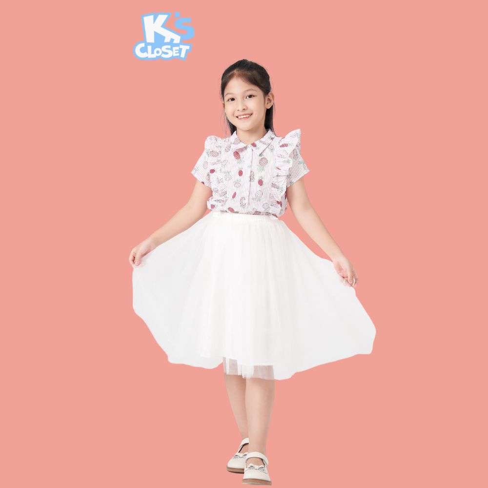 Chân Váy Tu Tu / Chân Váy Mặc Áo Dài Cho Bé Gái (Từ 2 - 14 Tuổi) K's Closet E077TEF / KT148TWF