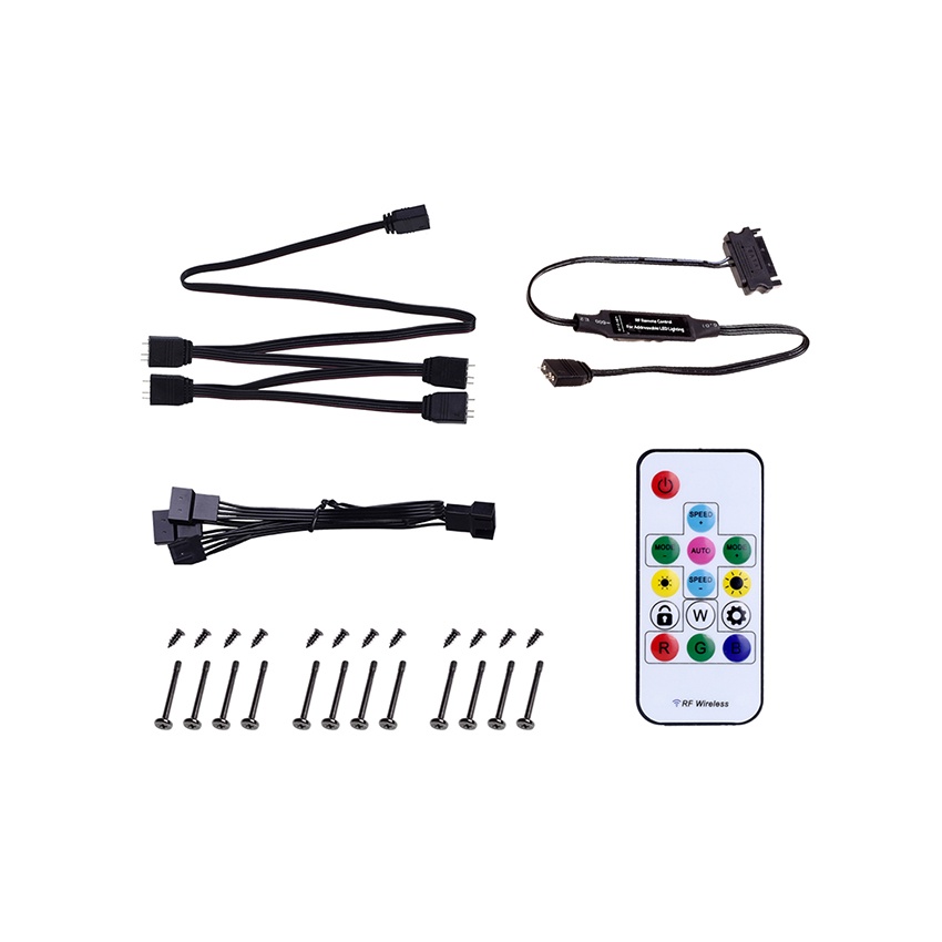 Quạt Tản Nhiệt IDCOOLING DF12025ARGBTRIO BLACK