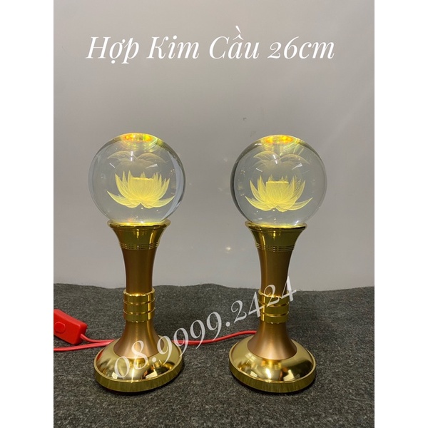 ĐÈN THỜ PHA LÊ CAO CẤP CẦU 26 cm (1 CẶP)