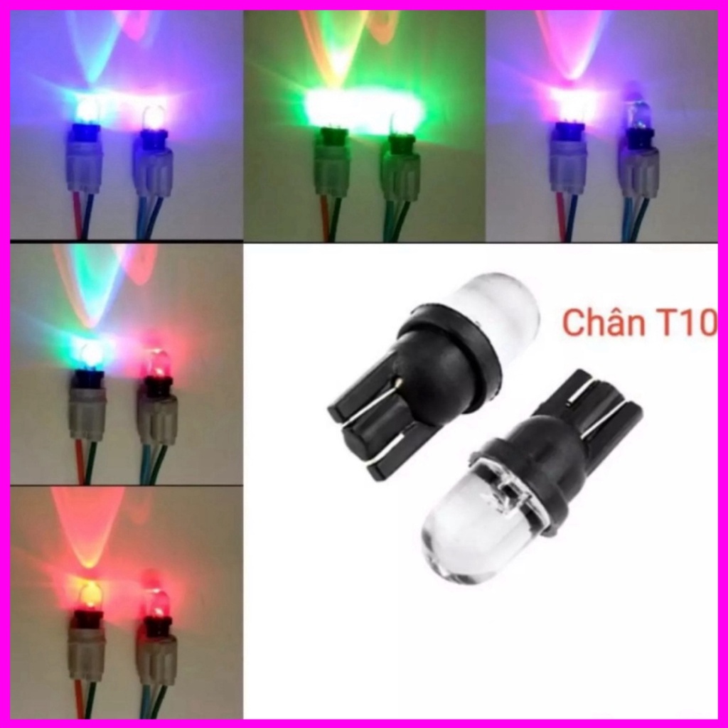 Đèn Led Xi Nhan 7 Màu Nhấp Nháy Dùng Để Làm Xinhan hoặc Demi Chân T10  Có Video Chi Tiết Hàng Cao Cấp