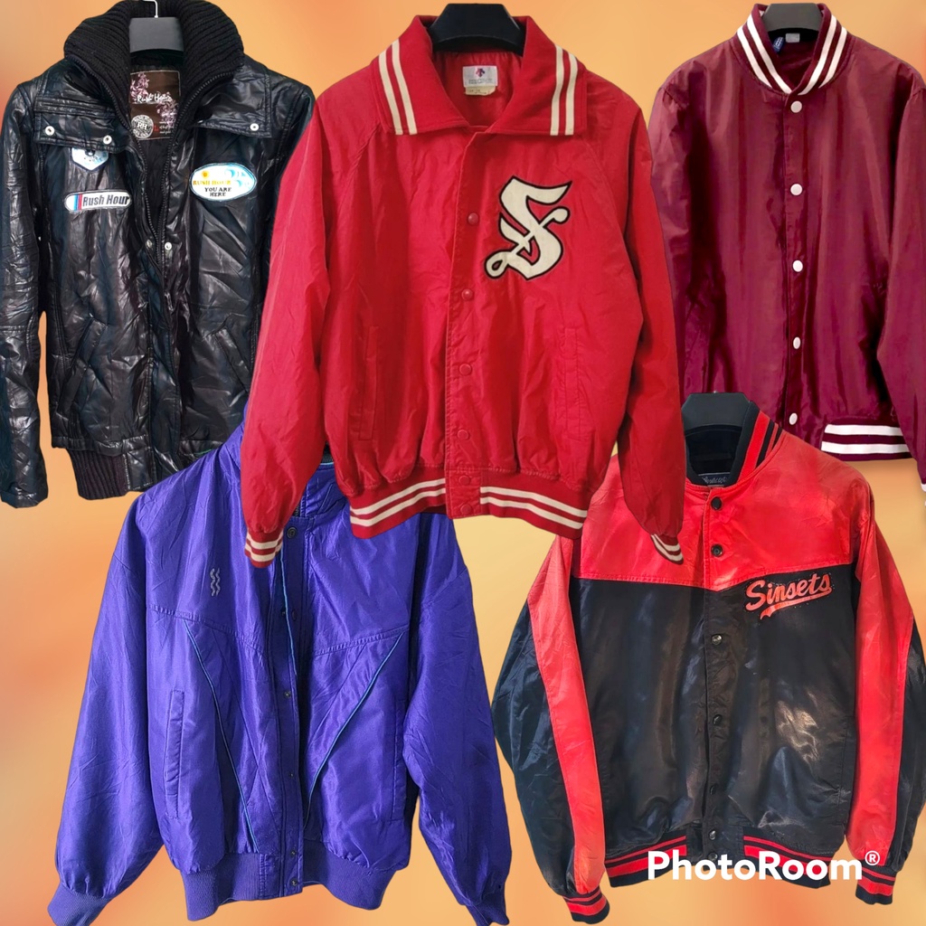 Áo khoác bomber 2hand unisex nam nữ vintage secondhand